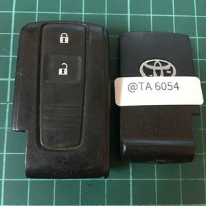 @TA6054 A刻印 トヨタ 純正 スマートキーレス プリウス bB パッソ ラッシュ ムーヴ ミラ タント コンテ NHW20 QNC20 KGC10 等 2B 2ボタン