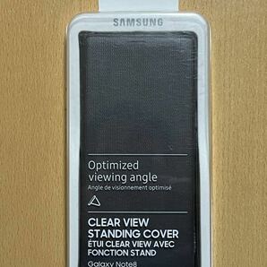 ☆ 純正　Galaxy Note8 用 LED VIEW COVER EF-NN950　ブラック　カバー　送料込み　SAMSUNG　サムスン