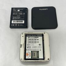 ●FS030W ブラック 富士ソフト☆SIMフリー　中古品☆本体等　送料無料！ポケットwifi_画像4