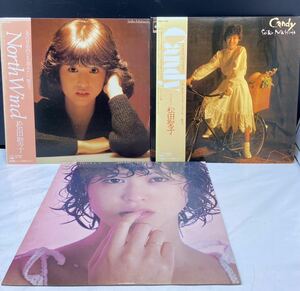 LP 3枚まとめて 松田聖子 SQUALL / NORTH WIND/ Candy