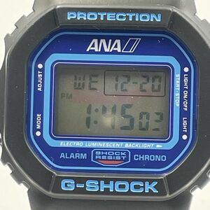 R309-I37-3428 CASIO カシオ G-SHOCK ジーショック ANA 全日本空輸 メンズ腕時計 DW-5600VI クオーツ デジタル 取扱説明書/箱付き 稼働 ③