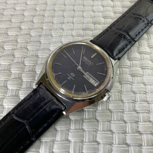 SEIKO セイコー グランドセイコー Grand Seiko 希少！黒文字盤　5646-7010 自動巻き　ハイビート 1972年製　ジャンク扱い　不動