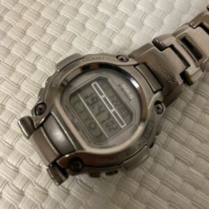 G-SHOCK ジーショック CASIO カシオ 腕時計 MRG-220T MR-G デジタル クォーツ シルバー フルメタル チタンQZ　R6・1/21　電池交換済み稼働