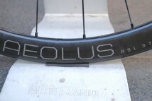 ボントレガー BONTRAGER アイオロス ディスク AEOLUS RSL 37 TLR DISC カーボン チューブレス ホイールセット シマノ12/11S 【南麻布店】_画像10