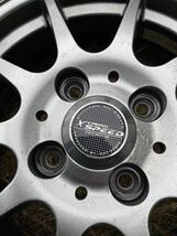 14インチ 社外ホイール　4.5J PCD100 軽自動車　ミラ　4穴_画像6