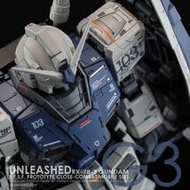 PG UNLEASHED 1/60 RX-78-3 G3ガンダム用水転写式デカール3枚セット_画像3