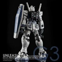 PG UNLEASHED 1/60 RX-78-3 G3ガンダム用水転写式デカール3枚セット_画像7