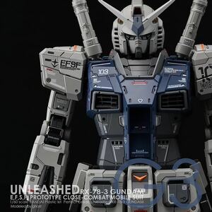 PG UNLEASHED 1/60 RX-78-3 G3ガンダム用水転写式デカール3枚セット