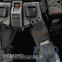 PG UNLEASHED 1/60 RX-78-3 G3ガンダム用水転写式デカール3枚セット_画像5