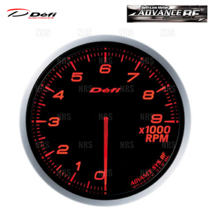 Defi Defi advance BF tachometer / engine tachometer red / umber red 0~9000RPM (DF10705