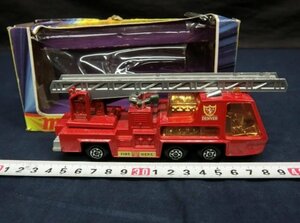 L0416 マッチボックス Super Kings K-9 FIRE TENDER イングランド製 ダイキャスト ミニカー