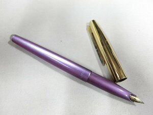 A0285 セラフ SERAPH ペン先K14 紫セルロイドボディ ビンテージ万年筆 現状品