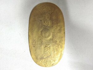 A0572 金メッキ 小判のレプリカ 金属製 16g