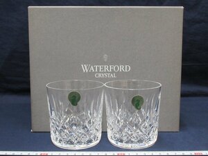 P0593 ウォーターフォード WATERFORD クリスタルガラス ロックグラス 1ペア 紙箱