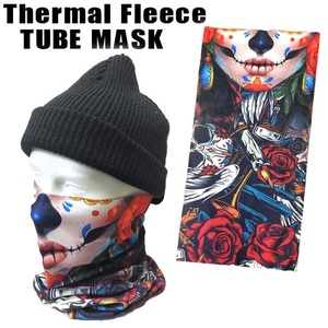 厚手タイプ ストレッチ素材チューブマスク《ATJ-91》 バフマスク　TUBE MASK バイク・アウトドア・防寒・日焼け・花粉対策