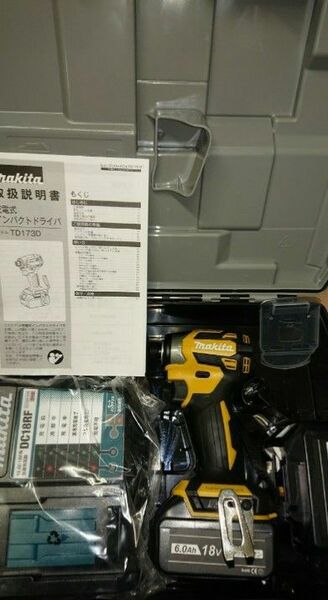 最安値 新品 マキタ インパクト ドライバー TD173DRGX FY イエロー 18V 6.0ah フルセット 限定 TD173