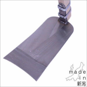 [ Chiba direction direction ] Chiba type hoe stainless steel flat hoe middle pattern attaching 