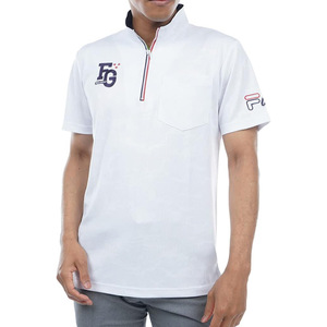 Новый Fila Golf Half Zip Runtemplock Relate LL LL White White 743-609 Потежного потомного налога на ультрафиолетовое ультрафиолетовое ультрафиолетовое ультрафиолето