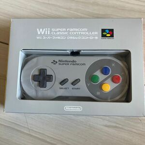 未使用品 Wii スーパーファミコン クラシックコントローラ クラブニンテンドー クラシックコントローラー 任天堂 SFC Nintendo 現状品