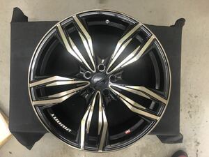 【送料込】アルミホイール　レアマイスター ヴィヴァン　ブロンズクリア 18×7.5J+48　PCD100　5H ×2本 (2/2) トヨタ車