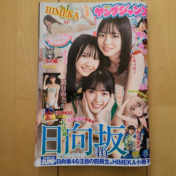 ヤングジャンプ 49号 日向坂46 正源司陽子 平尾帆夏 藤嶌果歩　HIMEKA