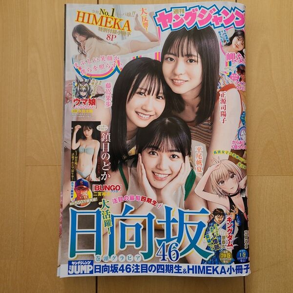 ヤングジャンプ 49号 日向坂46 正源司陽子 平尾帆夏 藤嶌果歩 HIMEKA