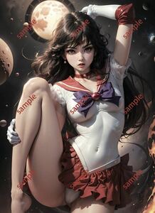 【即決】美少女 同人 ポスター A4アニメ anime 高品質 イラストアート セーラームーン