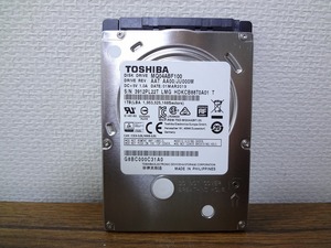 ●ノートPC用 HDD　SATA　2.5インチ 1TB④ 使用時間短い