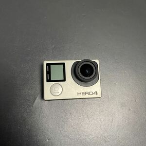 「T32_19K」GoPro HERO4 付属品無し　本体のみ　充電器無し　動作未確認　現状出品