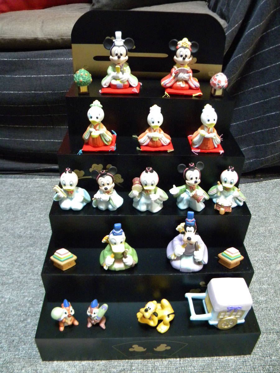 ★Cómpralo ahora★Raro★Belle Maison★Disney★Muñecas Hina de 5 niveles★Muñecas Hinamatsuri Hina Muñecas Hina Adornos Decoración de interiores★, estación, Eventos anuales, festival de muñecas, muñecas hina