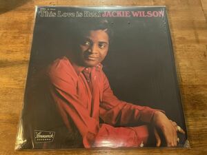 JACKIE WILSON THIS LOVE IS REAL LP US ORIGINAL PRESS!! BRUNSWICK名盤 サンプリングソース