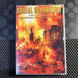DVD BRUTAL DOMINATION Internal suffering Incinerate Stabwound Emeth 2004 usa tour デスメタル　ブルデス