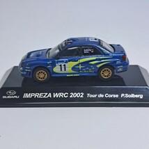 1/64 　CM'S 　シーエムズ　　ラリーカーコレクション　スバル　インプレッサ　WRC　2002　Tour　de　Corse　P.Solberg_画像4