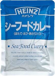  single goods HEINZ( high ntsu)si- hood curry [ scallop /../... entering ] seafood curry pili.200g×10 sack 