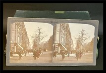 □古写真　彩色ステレオ写真８点まとめて　フランス　パリ　大洪水　八百屋　歴史資料 stereo photo_画像2
