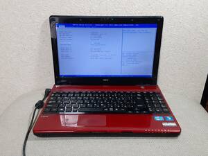 NEC LaVie LM750/H 8GN CORE i7 BIOS確認ノートパソコン(144724