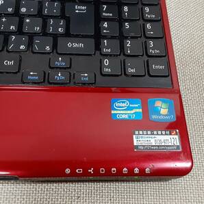 NEC LaVie LM750/H 8GN CORE i7 BIOS確認ノートパソコン (144724の画像3