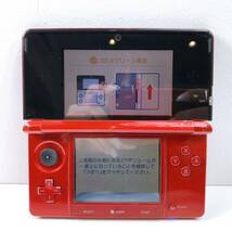 26【中古】Nintendo 3DS 本体 CTR-001 フレアレッド ニンテンドー 3DS 任天堂 タッチペン付き 動作確認 初期化済み 現状品_画像8