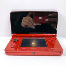 26【中古】Nintendo 3DS 本体 CTR-001 フレアレッド ニンテンドー 3DS 任天堂 タッチペン付き 動作確認 初期化済み 現状品_画像2