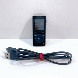 347☆中古☆ SONY WALKMAN ソニー ウォークマン NW-E062 ブラック アダプター デジタルオーディオプレイヤー 動作確認済み 現状品