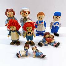 325☆中古☆ ラガディ アン&アンディ フィギュア 貯金箱 ガーデニング 人形 Raggedy Ann & Andy 昭和レトロ まとめ セット 現状品_画像1