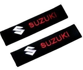  free shipping Suzuki for seat belt pad ( tree cotton ground ) seat belt cover 2 pieces set 