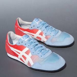 デッド!! 24.5cm 未使用 限定!! オニツカタイガー SERRANO セラーノ 水色～赤 グラデーション Onitsuka Tiger