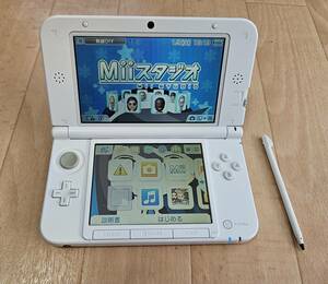 【動作確認済み】ニンテンドー3DS LL本体 ピンクホワイト【生産終了】