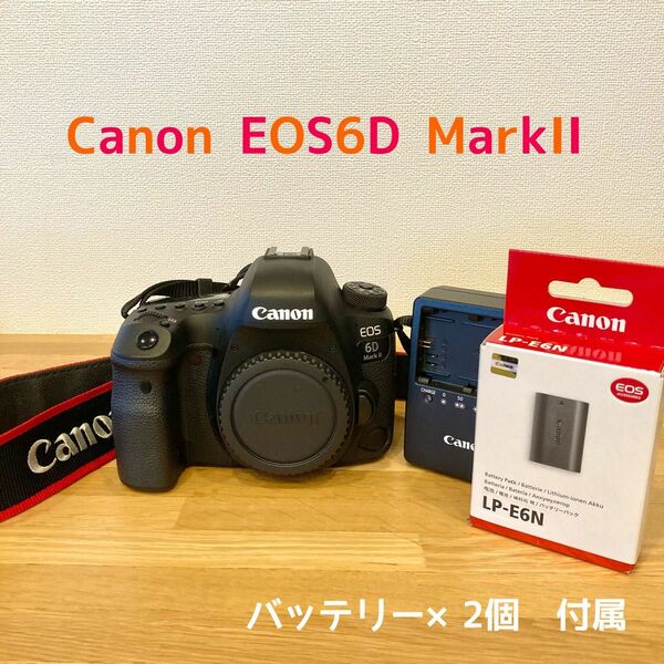 Canon EOS 6D Mark II マーク 2 キャノン ボディ 一眼レフ