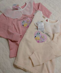 【新品】デリシャスパーティープリキュア トレーナー２枚セット アイボリー ピンク トレーナー 女の子 子供服