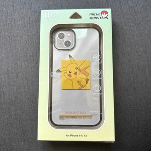 ポケットモンスター iPhone 14 13 IIIIfi+ Clear POKE-792A ピカチュウ iPhoneケース耐衝撃