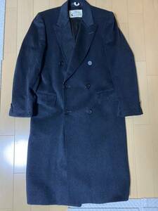  обычная цена примерно 35 десять тысяч иен *Aquascutum* Aquascutum кашемир длинное пальто * прекрасный товар * чистка settled * кашемир 