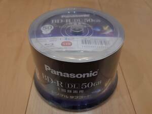 Panasonic 録画用4倍速ブルーレイディスク片面2層50GB(追記型)スピンドル50枚 LM-BRS50L50S【未開封、未使用】