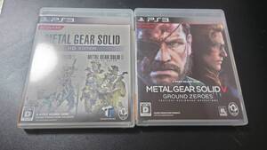 PS3 美品 メタルギアHDエディション 2と3 メタルギアⅤの2種